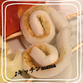 ♪キッチンmama's cooksnap of when they made ちくわくるくる＠簡単キャラ弁　おかず.