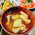 シルバニア's cooksnap of when they made さつまいもの味噌汁.
