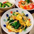 シルバニア's cooksnap of when they made もやしとニラのツナ入り和え物.