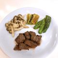 クックEBXFTK☆'s cooksnap of when they made ハンバーグ付け合わせ⑤しめじのバター炒め.