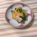 yesmama's cooksnap of when they made 超々かんたん♪冷凍小松菜のおひたし.