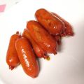 naru＊café's cooksnap of when they made 赤いウインナーが日焼けした?!.