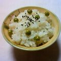 ノブリン♡'s cooksnap of when they made モチモチ☆豆ご飯(グリンピース).