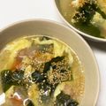 sato3★'s cooksnap of when they made 簡単ワカタマ（ワカメ＆卵）スープ.