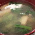 あゆたっくん's cooksnap of when they made 小松菜とお揚げの味噌汁.
