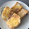 ほっほ's cooksnap of when they made 簡単フレンチトースト！牛乳なし！.