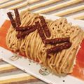 miwayon's cooksnap of when they made ♪モンブランロール♪.
