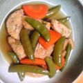 ふぅニャ's cooksnap of when they made スナップえんどうとがんもの煮物.