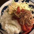 タチオʕ•ᴥ•ʔ's cooksnap of when they made 豚肉の生姜焼き.