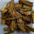 クックIZ9F36☆'s cooksnap of when they made ごぼうの甘辛炒め.