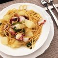 ぴぃー子's cooksnap of when they made タコとセロリのパスタ.