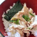 Sac’HiNa's cooksnap of when they made レンジだけ！丼やおつまみにねぎ塩チキン.
