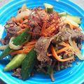 あっこ姉's cooksnap of when they made 【夏野菜】たたき胡瓜と牛肉の中華風炒め.