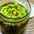 my_pace's cooksnap of when they made 【農家のレシピ】青唐辛子の醤油漬け.