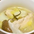 my_pace's cooksnap of when they made 手羽先とキャベツの煮込み塩スープ♪.