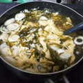 うえてぃ☆'s cooksnap of when they made めかぶと卵のふわとろスープ♡.