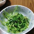 ramieru's cooksnap of when they made レンジで簡単！さっぱり豆苗のゴマポン和え.