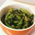 akichou's cooksnap of when they made 簡単～小松菜ナムル.