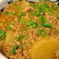 にこかな's cooksnap of when they made 大根のそぼろ煮.