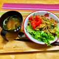 komutatata's cooksnap of when they made タコライス風☆カレー豚丼.