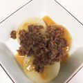 ♡まーちゃん♬'s cooksnap of when they made 肉味噌だれのふろふき大根☆.
