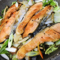 U☆kaoru's cooksnap of when they made フライパンで鮭と白菜のちゃんちゃん焼き風.