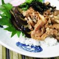 Yukiまむ's cooksnap of when they made 豚バラなすとかいわれ大根のベジ丼.