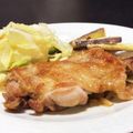 ☆GSSQHY☆'s cooksnap of when they made 鶏もも肉で✿バター醤油味のチキンソテー✿.