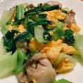 らっしゃ's cooksnap of when they made やさしい中華☆牡蠣と卵と青梗菜の塩炒め！.
