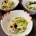 ☆あいちゃん's cooksnap of when they made 簡単にきゅうりとかにかまとわかめがり和え.