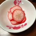 リンダA's cooksnap of when they made ☆赤大根甘酢漬け☆.