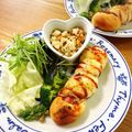 CAFEちん's cooksnap of when they made ぐるぐる巻きの ウインナーパン.