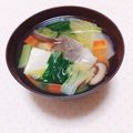 まあまま☆0403's cooksnap of when they made 低糖質☆鱈と青梗菜のお吸い物.