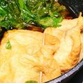 にーにやー's cooksnap of when they made 簡単！春菊と人参入り☆卵巾着.