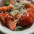 にゃつめ〜's cooksnap of when they made 免疫力↑トマトとつるむらさきのポン酢合え.