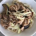 R2016's cooksnap of when they made 冷やし肉なすうどん♡.