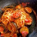 クックP8KGHH☆'s cooksnap of when they made トマトとなすのスパゲッティ ポモロッソ.