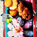 お刺身定食's cooksnap of when they made 娘のお弁当＊花はな細巻き.