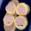 めいちママ＊'s cooksnap of when they made キャラ弁お弁当に★魚ニソのハートの卵焼き.