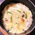 Ｕya's cooksnap of when they made ほうれん草と卵の雑炊♡.