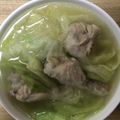 かおり♡♡♡'s cooksnap of when they made 鶏手羽元とキャベツのあっさり生姜スープ.