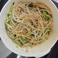 拓斗ここな's cooksnap of when they made 簡単副菜☆もやしときゅうりのごま酢和え.
