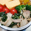 ジョンリークッカー's cooksnap of when they made ほうれん草と豚の炒め物.