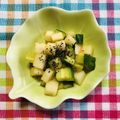 チェックのミニくま's cooksnap of when they made 簡単一品＊かぶときゅうりのピリ辛.