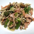 hiro_aya's cooksnap of when they made アスパラとシメジの炒め物.