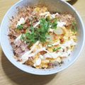 」りふ's cooksnap of when they made 朝食や１人ランチに♪ツナタマ丼.