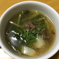 ごはんのじかん's cooksnap of when they made 焼きカブと鶏ひき肉の和風とろみスープ.