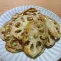 きまぐれごはんʕ•ᴥ•ʔ's cooksnap of when they made 超カンタンにもう一品！のりしお蓮根.