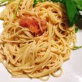 ゆのゆのらぶ's cooksnap of when they made 明太子生クリームパスタ.