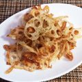 horseland's cooksnap of when they made 山椒れんこんチップス.